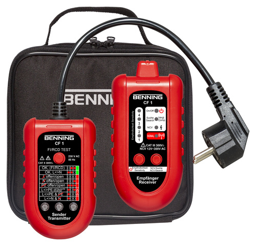 Benning Sicherungs-/Kabelfinder Steckdosentester BENNING CF 1 Benning Sicherungs-/Kabelfinder Steckdosentester BENNING CF 1