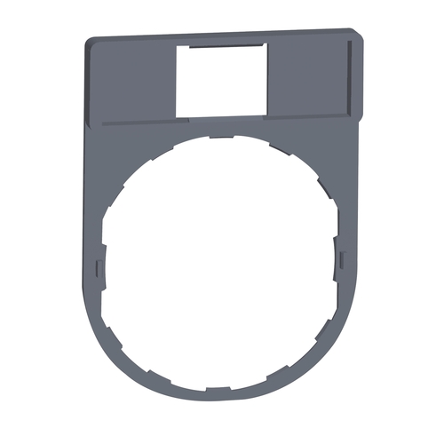 Schneider Electric Schildträger Kunststoff 30x40mm 22mm in grau ZBZ32C0