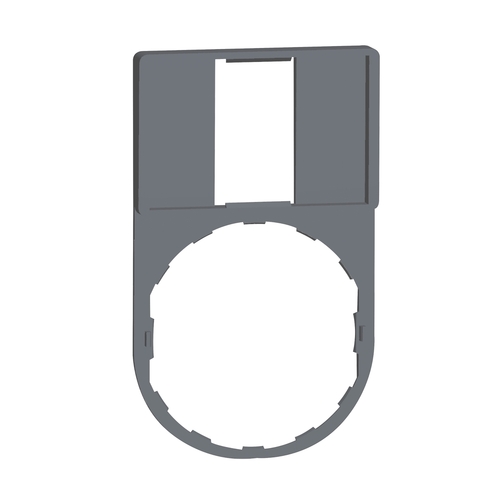Schneider Electric Schildträger Kunststoff 30x50mm 22mm in grau ZBZ33C0
