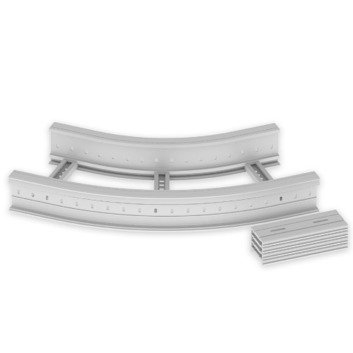 Unex Flachbogen 45 Grad 135x400 R600 U23X 67437-04