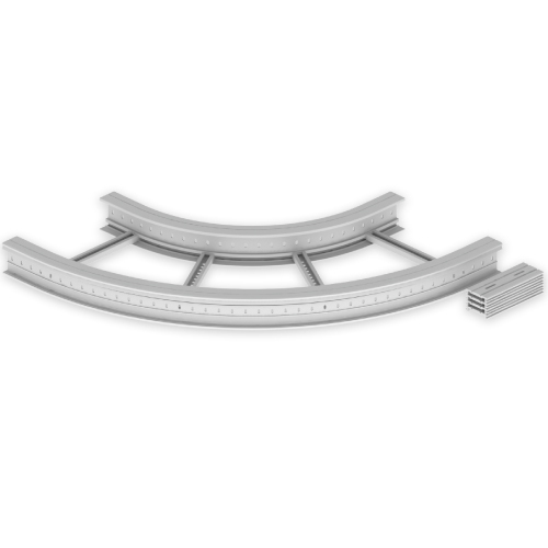 Unex Flachbogen 90 Grad 135x600 R600 U23X 67627-04