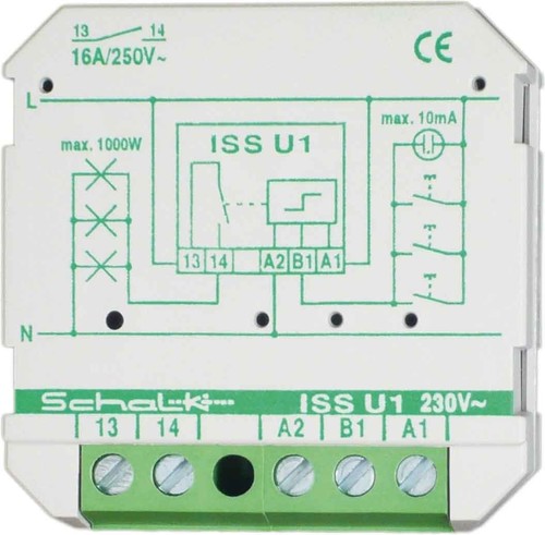Schalk Impulsschalter 230VAC,1S,16A ISS U1