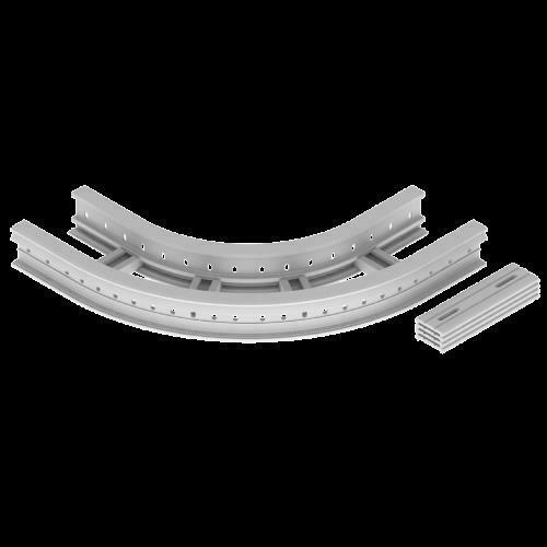Unex Flachbogen 45 Grad 85x200 R300 67206-44