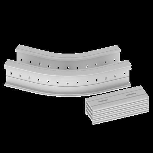 Unex Flachbogen 45 Grad 135x200 R300 67236-44