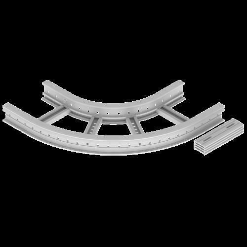 Unex Flachbogen 45 Grad 85x300 R300 67306-44