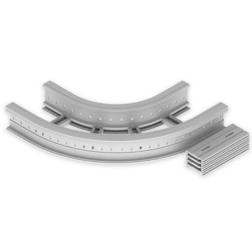 Unex Flachbogen 45 Grad 135x300 R300 67326-44