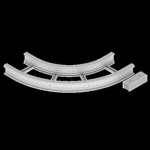 Unex Flachbogen 45 Grad 135x400 R600 67427-44
