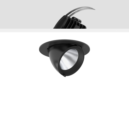 RZB LED-Einbaustrahler 940, DALI, schwarz 911566.003.1.76 RZB LED-Einbaustrahler 940, DALI, schwarz 911566.003.1.76