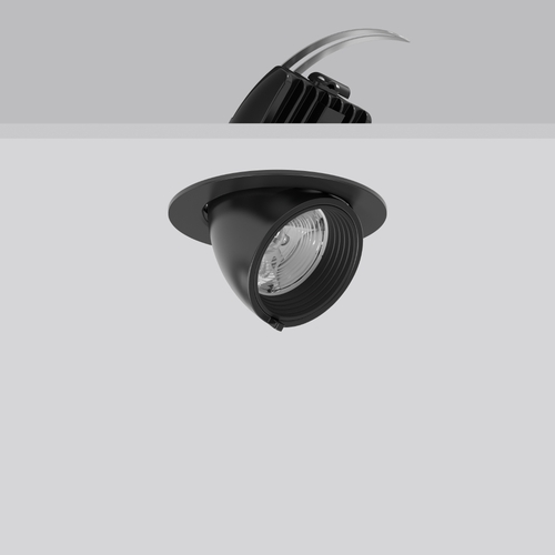 RZB LED-Einbaustrahler 940, DALI, schwarz 911569.003.1.76 RZB LED-Einbaustrahler 940, DALI, schwarz 911569.003.1.76