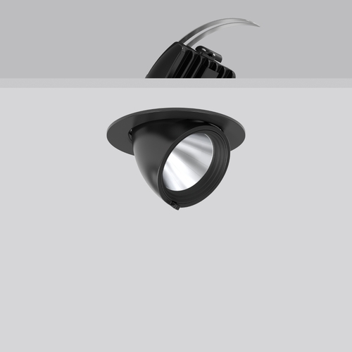 RZB LED-Einbaustrahler 940, DALI, schwarz 911574.003.1.76 RZB LED-Einbaustrahler 940, DALI, schwarz 911574.003.1.76