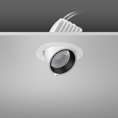 RZB LED-Einbaustrahler 930, DALI, weiß 911577.002.76