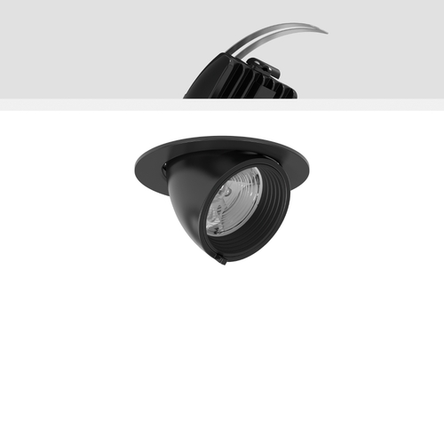 RZB LED-Einbaustrahler 927, DALI, schwarz 911578.003.2.76