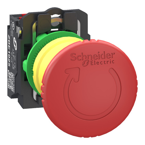 Schneider Electric Not-Aus 1Ö Dreh. Überl. 22Mm Push In XB5AS84425 Schneider Electric Not-Aus 1Ö Dreh. Überl. 22Mm Push In XB5AS84425