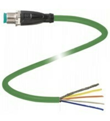 Pepperl+Fuchs Fabrik Kabelstecker, Ethernet V1SD-G-GN25M-PUR-E1S