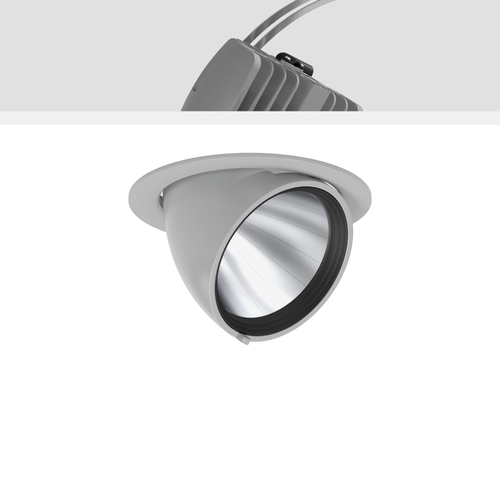 RZB LED-Einbaustrahler 927, DALI, silber 911587.004.2.76