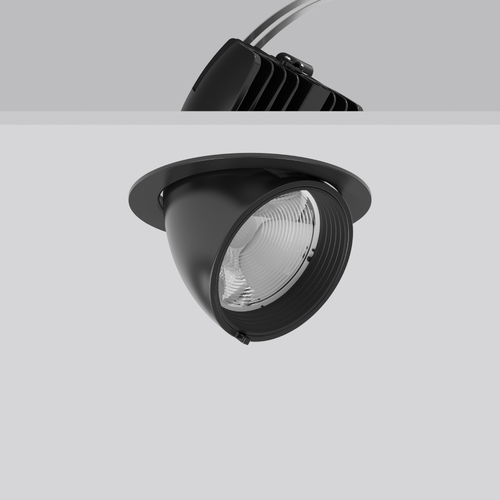 RZB LED-Einbaustrahler 927, DALI, schwarz 911589.003.2.76