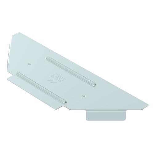 OBO Bettermann Vertr Deckel f. Anbau-Abzweigst. B100mm, Zink/Alu RAAD 100 DD