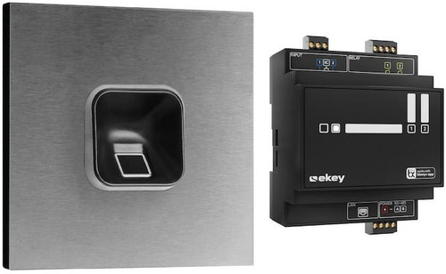 Ekey (AT) Fingerprintset Gira 106 V2A, schwarz 204702