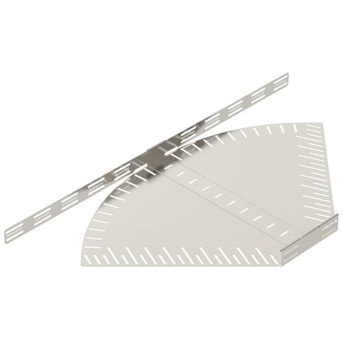 OBO Bettermann Vertr Bogen, winkelverstellbar 60x600 rostfrei RB W 660 A2