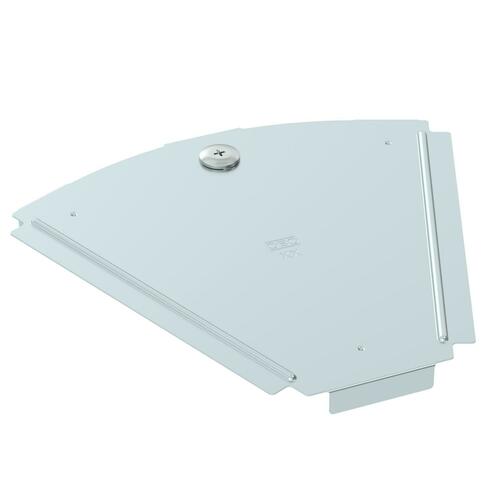 OBO Bettermann Vertr Deckel für 45Grad-Bogen B200mm, bandverzinkt RBD 45 200 FS