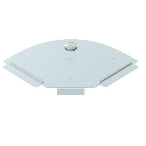 OBO Bettermann Vertr Deckel für 90Grad-Bogen B100mm, bandverzinkt RBD 90 100 FS