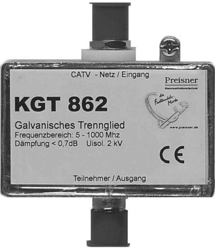 Televes Galvanisches Trennglied für BK-Anlagen KGT 862