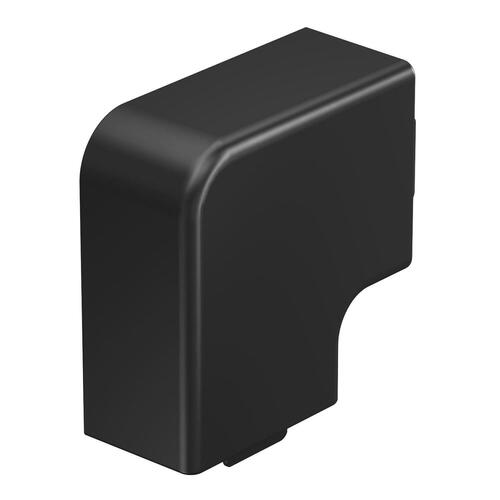 OBO Bettermann Vertr Flachwinkelhaube 25x40 PVC schwarz WDK HF25040SW