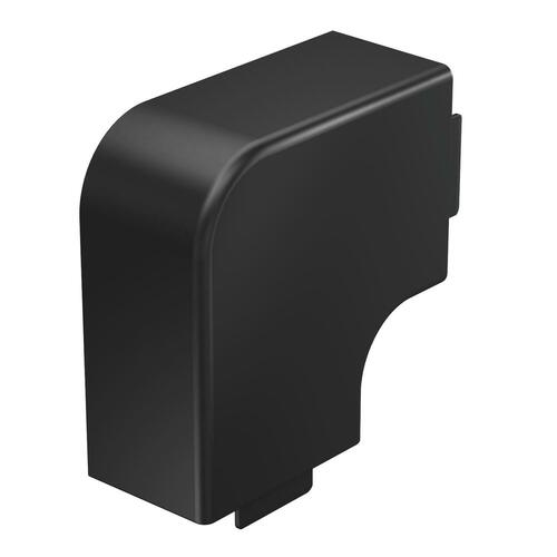 OBO Bettermann Vertr Flachwinkelhaube 40x60 PVC schwarz WDK HF40060SW