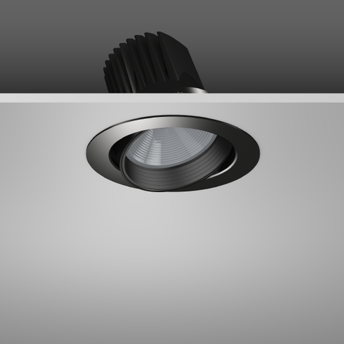 RZB LED-Einbaustrahler 940, DALI, schwarz 911641.003.1.76 RZB LED-Einbaustrahler 940, DALI, schwarz 911641.003.1.76