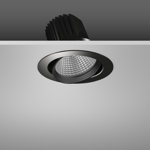 RZB LED-Einbaustrahler 940, DALI, schwarz 911642.003.1.76 RZB LED-Einbaustrahler 940, DALI, schwarz 911642.003.1.76