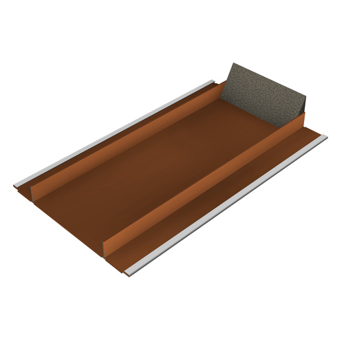 SL Rack Metalldachplatte SL Alu M Ziegelrot RAL 8004 11541-00