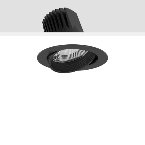 RZB LED-Einbaustrahler 935, DALI, schwarz 911648.003.3.76