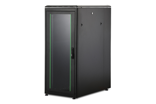 DIGITUS Netzwerkschrank Unique 26HE,RAL 9005 DN-19 26U-6/10-B-1