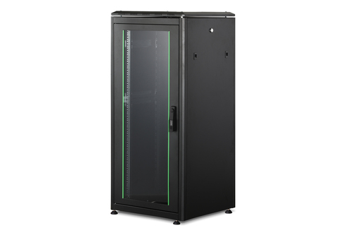 DIGITUS Netzwerkschrank Unique 26HERAL 9005 DN-19 26U-6/6-B-1
