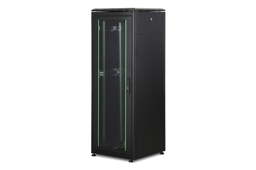 DIGITUS Netzwerkschrank Unique 32HE,RAL 9005 DN-19 32U-6/6-B-1