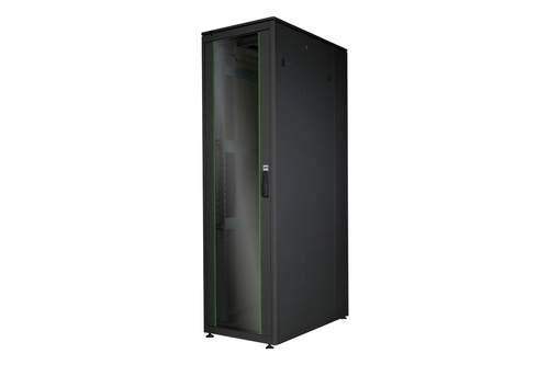 DIGITUS Netzwerkschrank Unique 42HE,RAL 9005 DN-19 42U-6/10-B-1