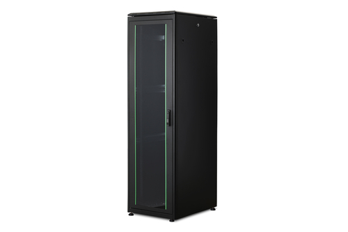 DIGITUS Netzwerkschrank Unique 42HE,RAL 9005 DN-19 42U-6/8-B-1