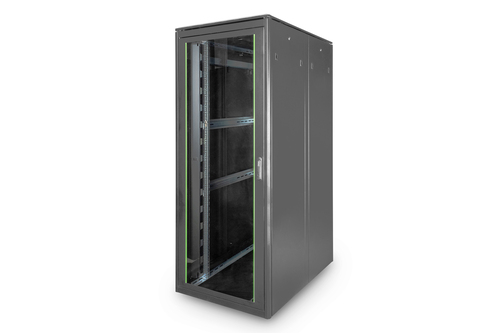 DIGITUS Netzwerkschrank Unique 42HE,RAL 9005 DN-19 42U-8/12-1B