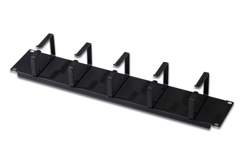 DIGITUS Kabelrangierpanel 2HE,RAL 9005 DN-19 ORG-2U-SW