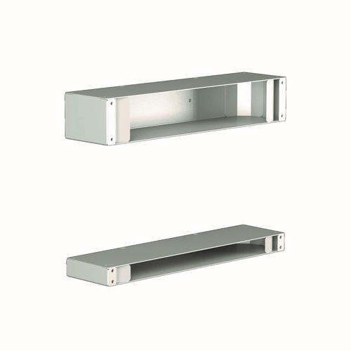 Schäfer IT-Systems IS-1 Kabelmanager ÜL-Abl 2HE 9005 verp B506008050
