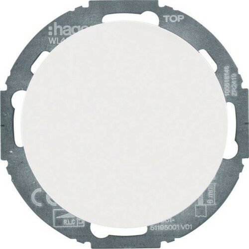 Hager Universal-Drehdimmer polarweiß gl WL4011WG