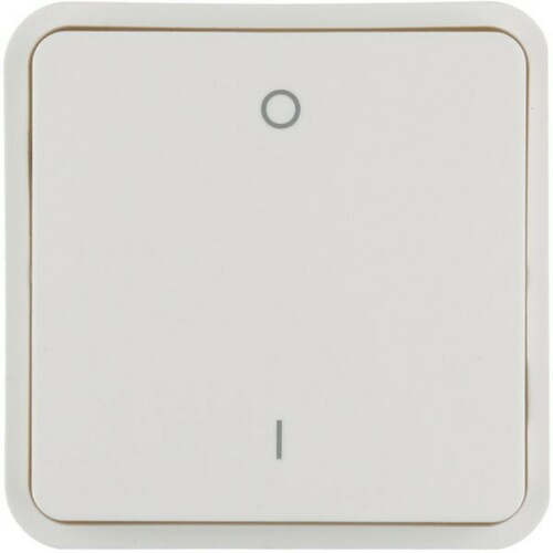 Hager Wippe 1-fach ch p.weiß WNT932B