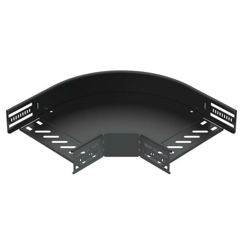 OBO Bettermann Vertr Bogen 90° für Kabelrinne horizontal 60x200 RB 90 620 FSK SW