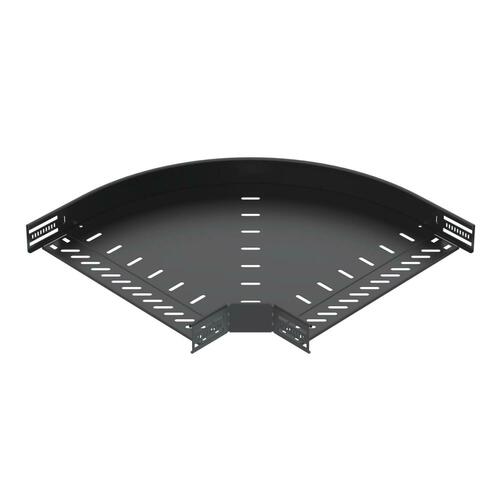 OBO Bettermann Vertr Bogen 90° für Kabelrinne horizontal 60x400 RB 90 640 FSK SW
