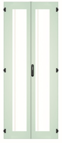 Schäfer IT-Systems IS-1 Tür Glas 2tlg 80x220 7035 verp B506956000