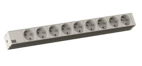 Bachmann 19Zoll Steckdosenleiste 9f aluminium 333.418