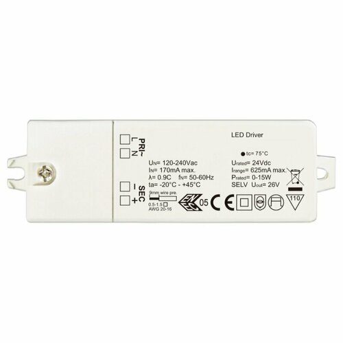 Dotlux LED-Netzteil 24V 0-15W 5103-1