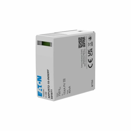 Eaton PV-Überspannungsschutz 1500V,Klasse2geprüft SPPVRT2-15-INSERT