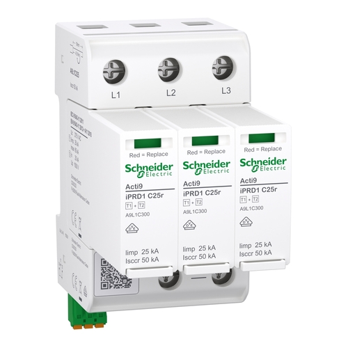 Schneider Electric Kombiableiter Acti9 iPRD1 C25r 25kA limp 3P A9L1C325
