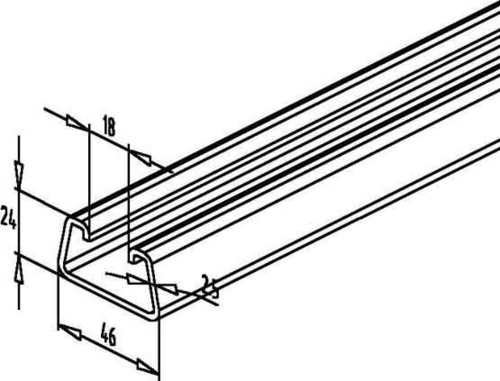 Niedax Ankerschiene 2990/2 FO